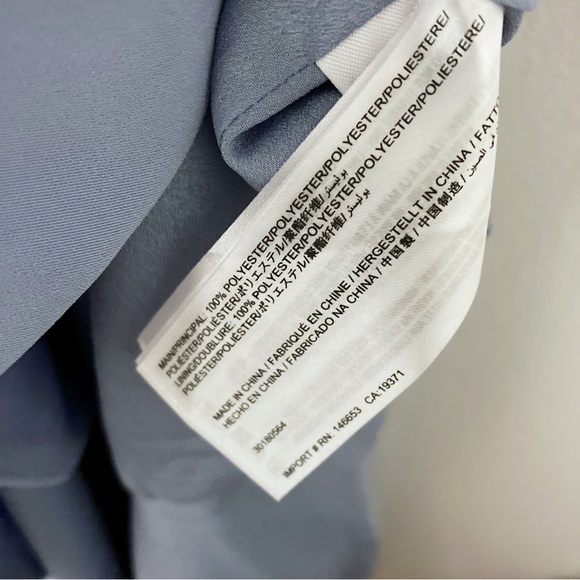 Keepsake the Label Illusion Midi Dress Cornflower Blue Size L NWT - Picture 8 of 12